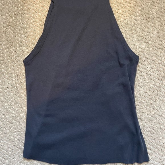 LOFT Grey Halter Tank Top - Picture 2 of 2